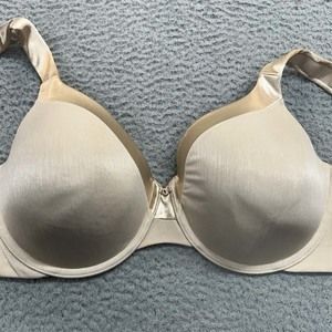 Vanity Fair Bra 42C T-Shirt Bra 76338 Illumination Support Satin trim